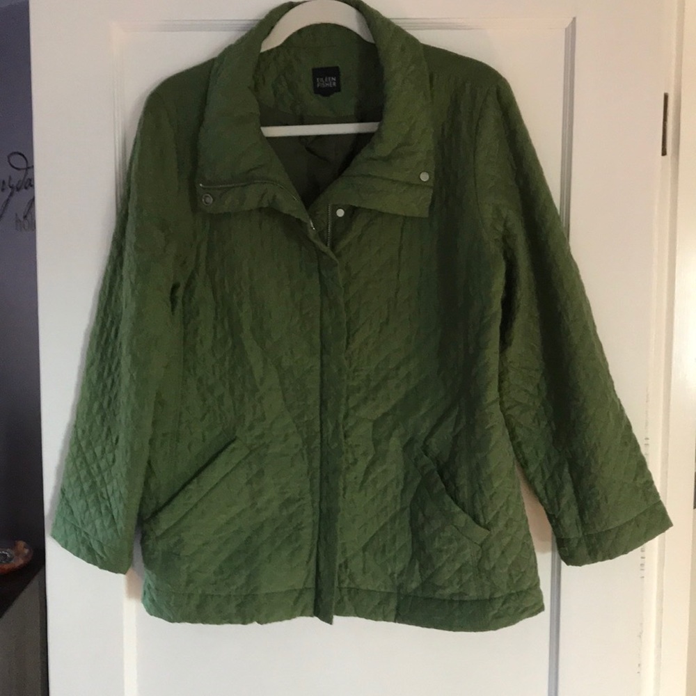 Eileen Fisher Silk Barn Jacket